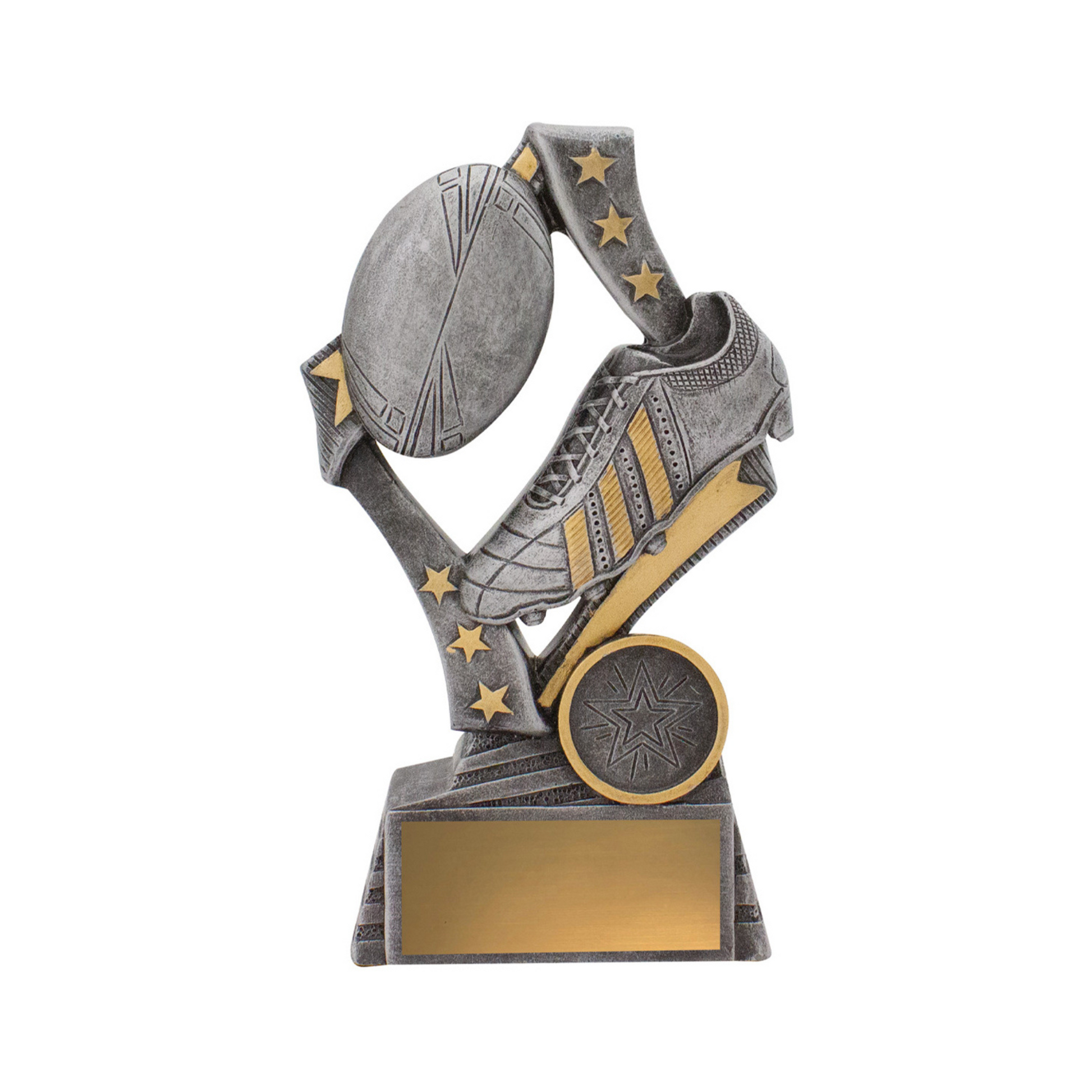 Flag Rugby Theme Trophy