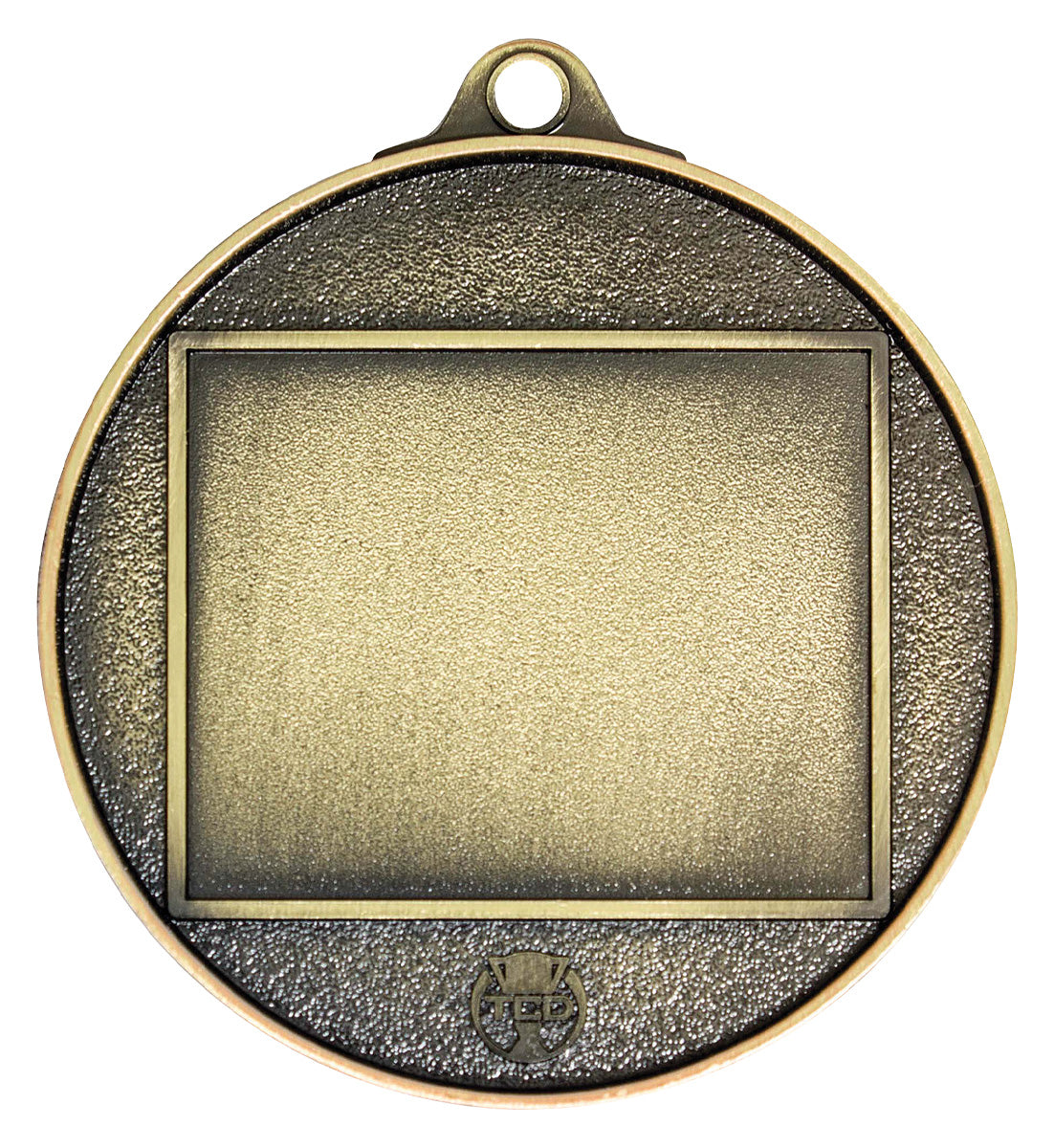 Swoosh Soccer Football Medal Gold