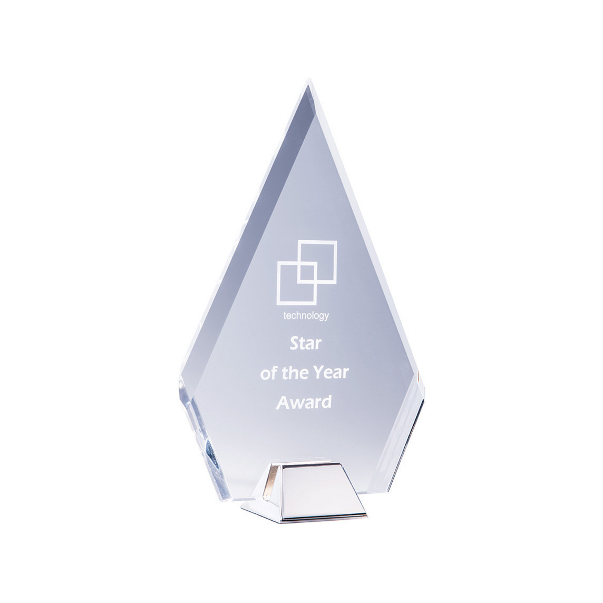 Glacier Arrow Acrylic Award + Free Gift Box