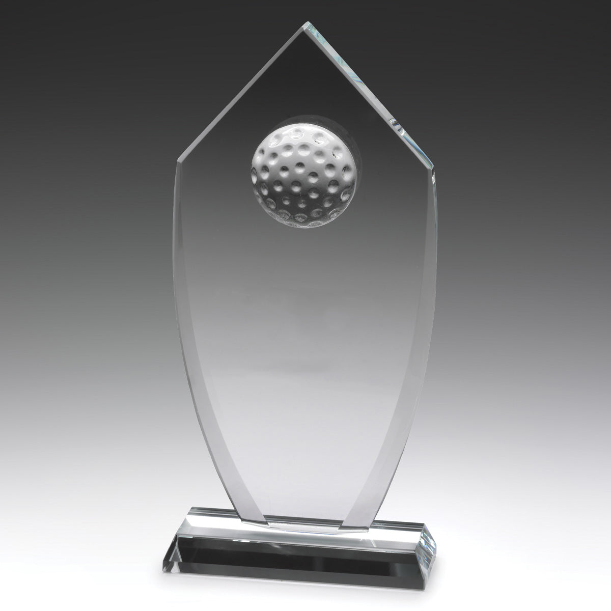 Golf Glass Budget Shield Award + Free Gift Box