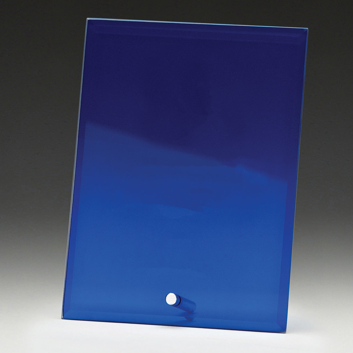 Craft Glass Plaque Blue