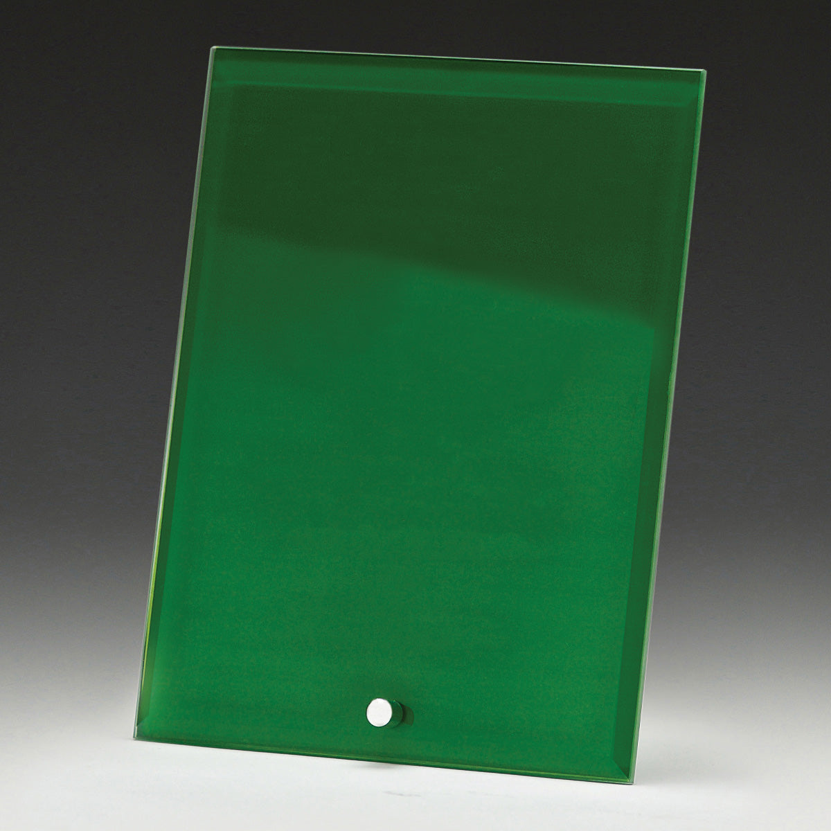Craft Glass Plaque Green