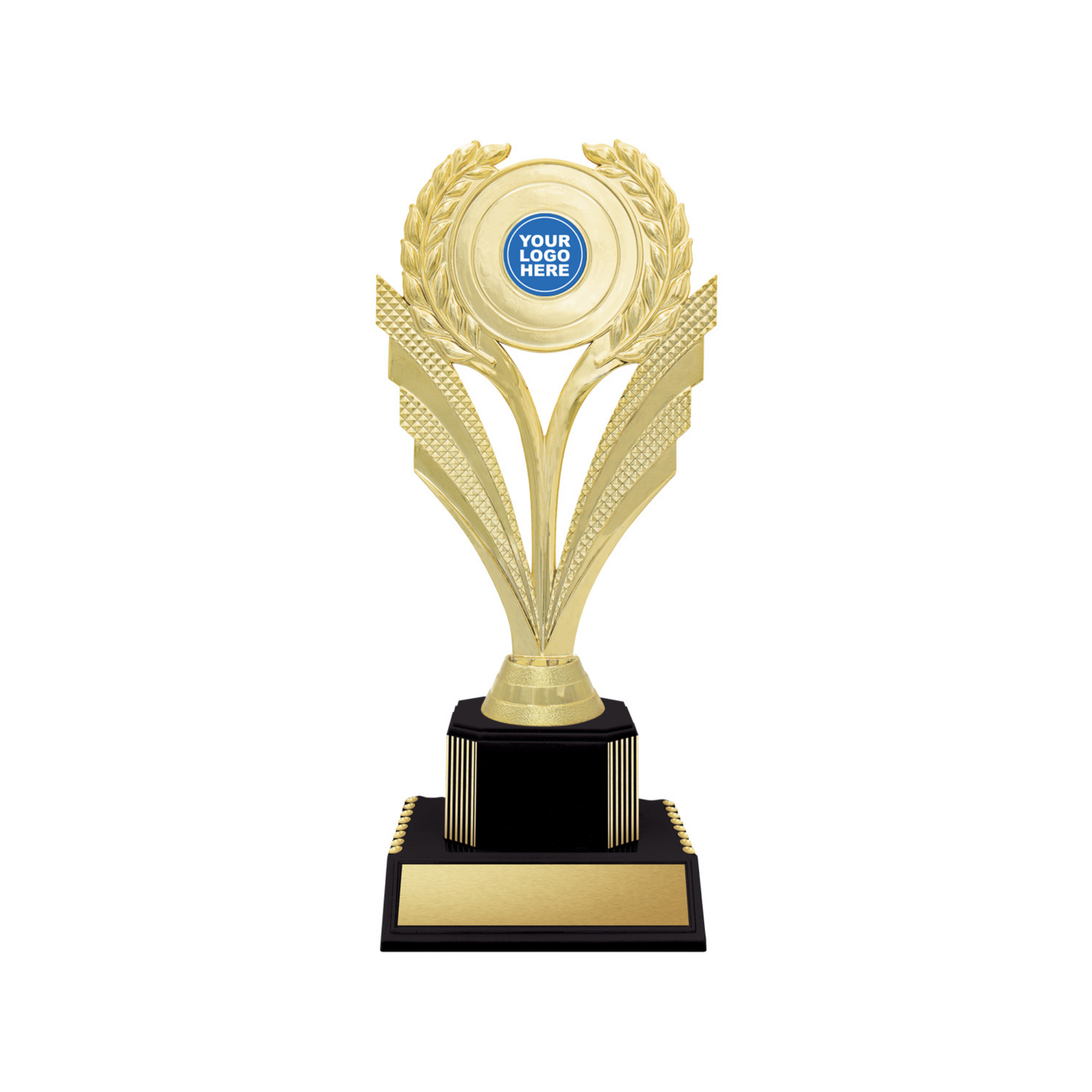 Black Gold Wreath Trophy