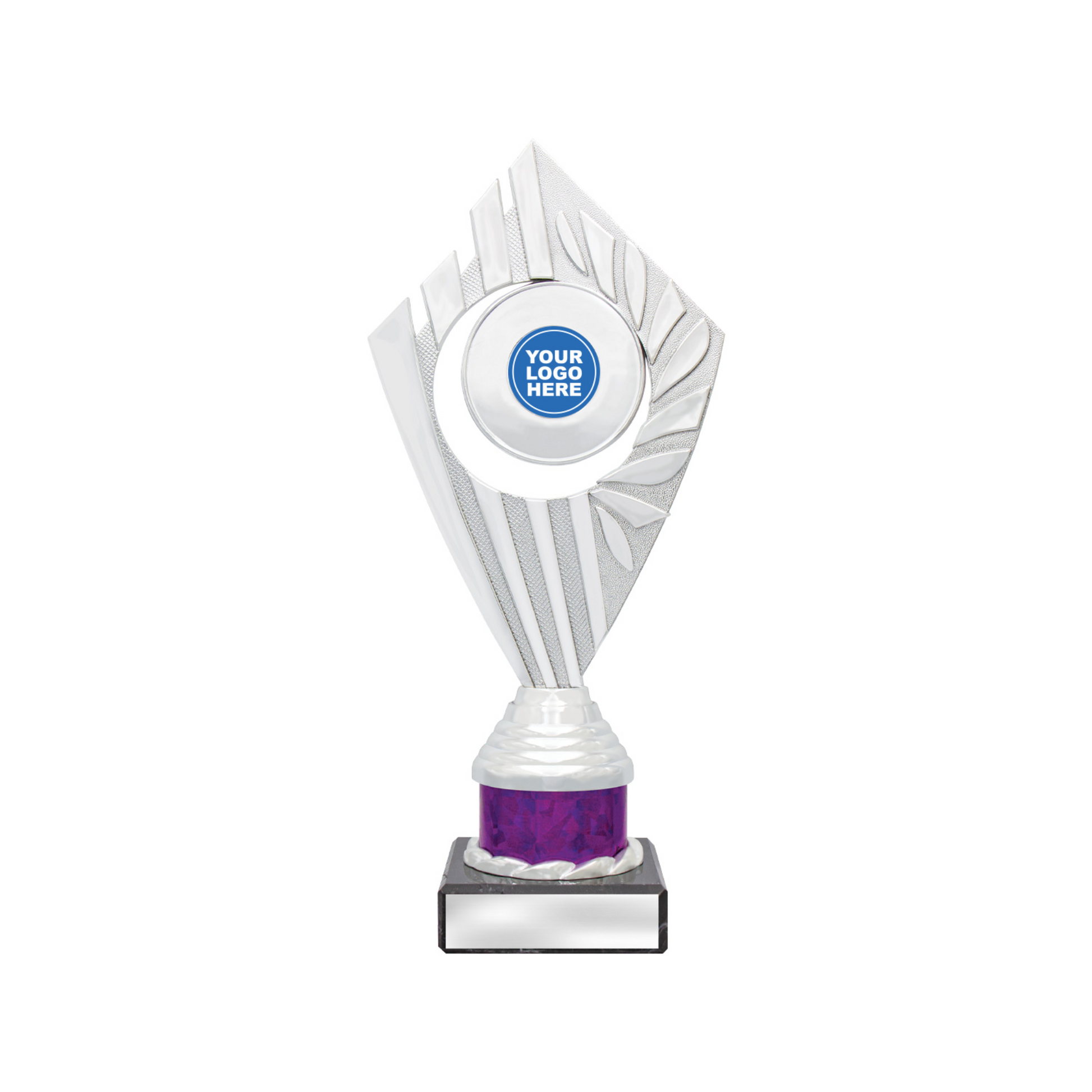 Purple Silver Flyer Trophy