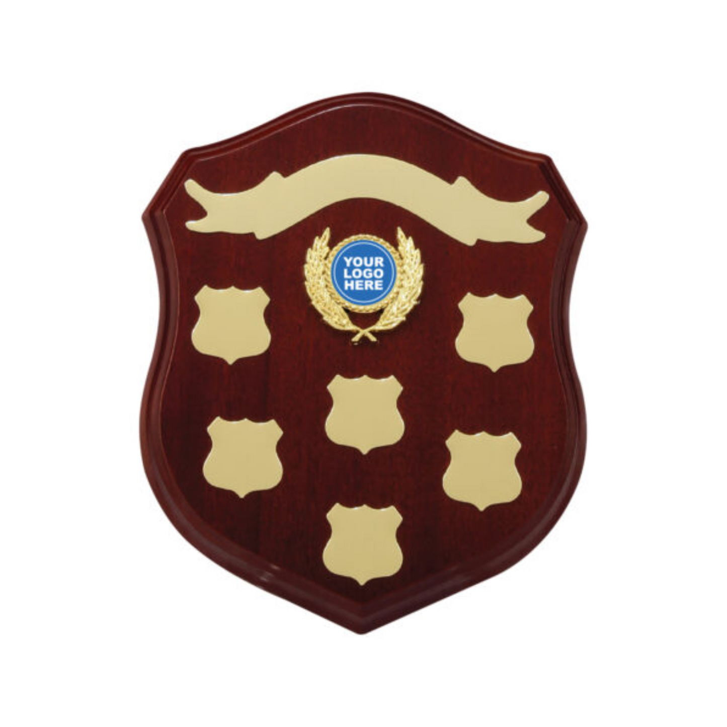 Classic Shield Walnut Plaque