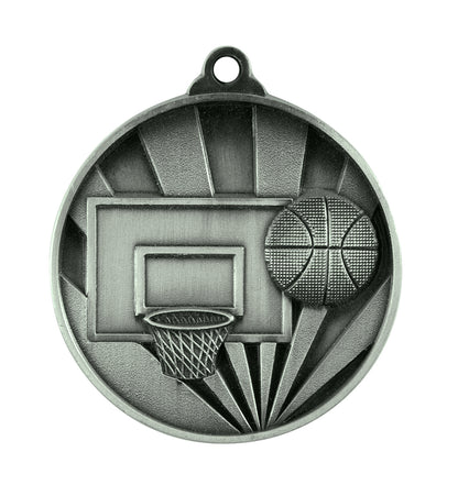 Basketball Sunrise Medal