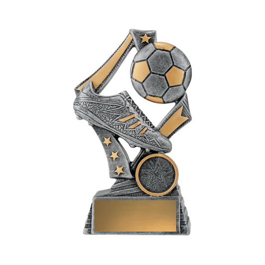 Flag Soccer Theme Trophy