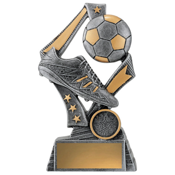 Flag Soccer Theme Trophy