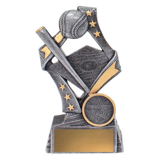 Flag Baseball Trophy