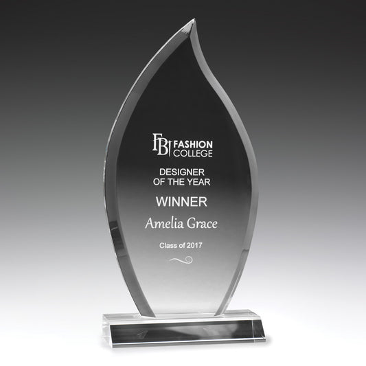 Acrylic Loyalty Flame Award