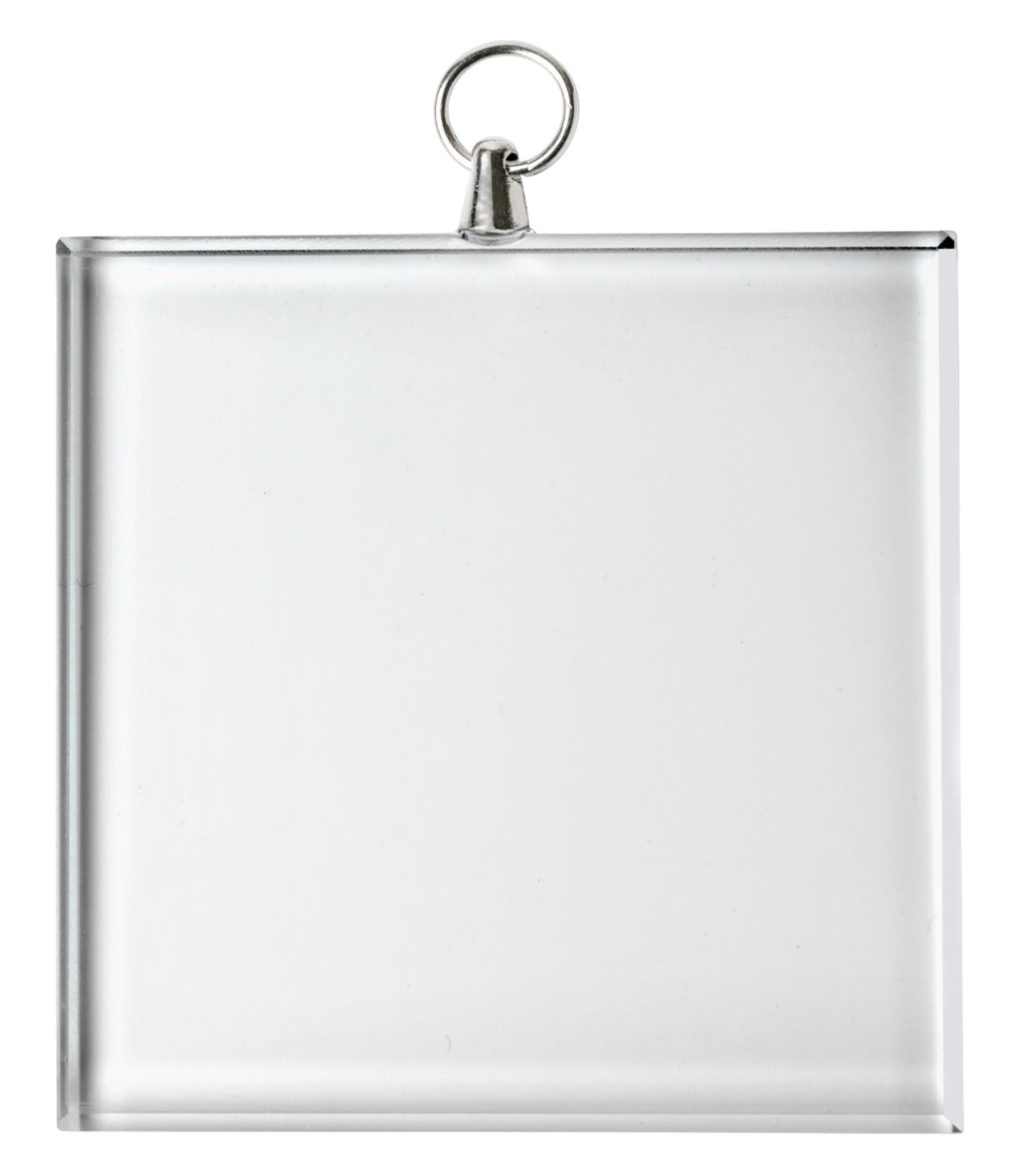 Square Glass Medallion