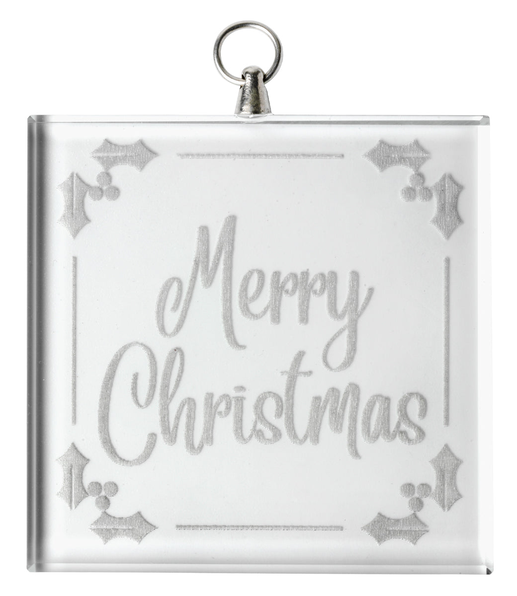 Square Glass Medallion