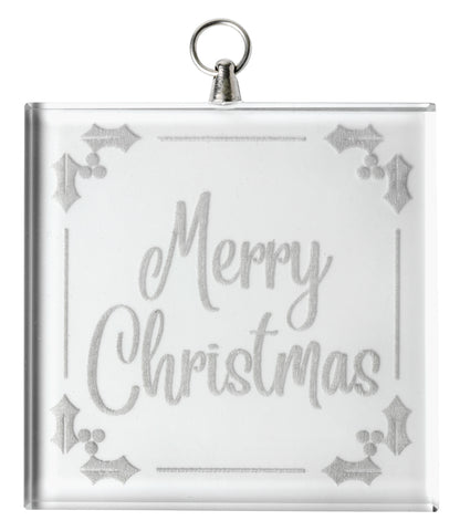 Square Glass Medallion
