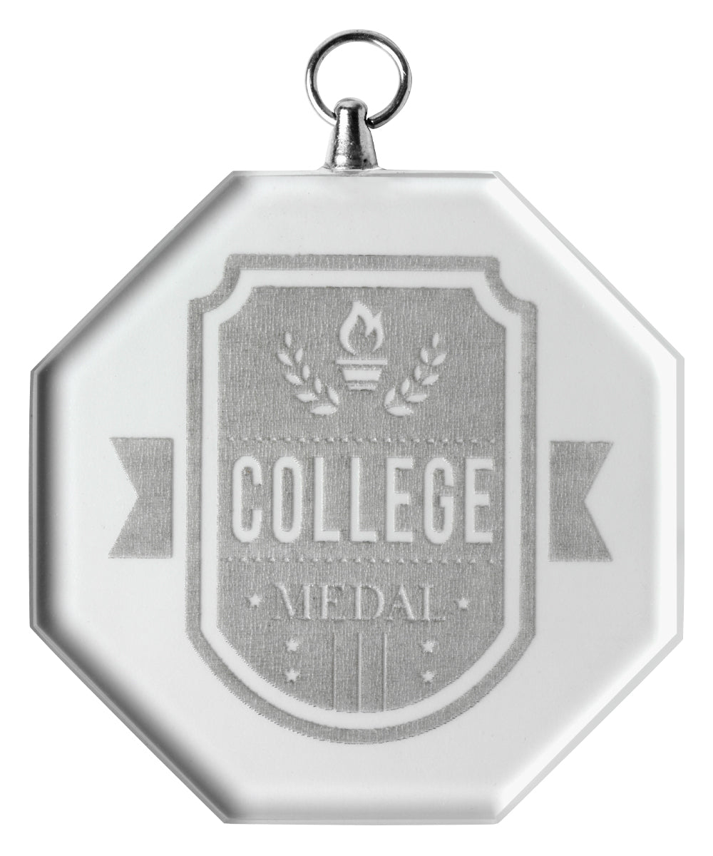 Glass Octagonal Medallion