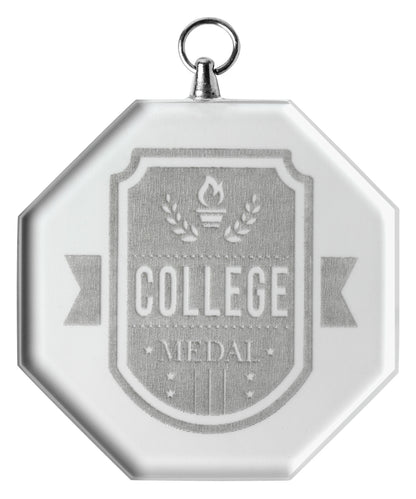 Glass Octagonal Medallion