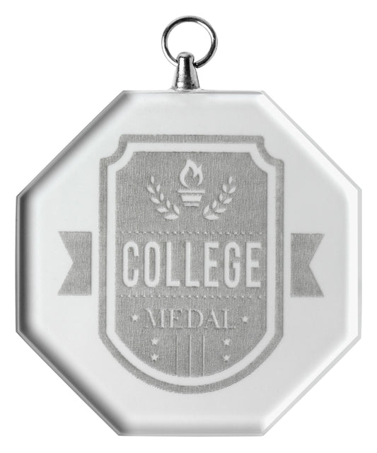 Glass Octagonal Medallion
