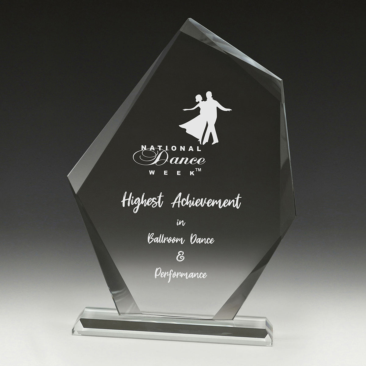 Clarity Peak Glass Award + Free Gift Box