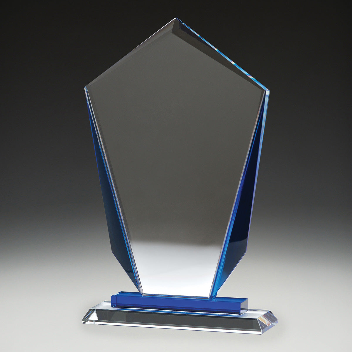 Blue Keystone Glass Award + Free Gift Box
