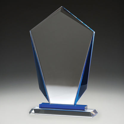 Blue Keystone Glass Award + Free Gift Box