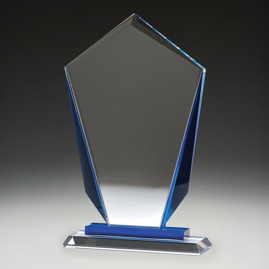 Blue Keystone Glass Award + Free Gift Box