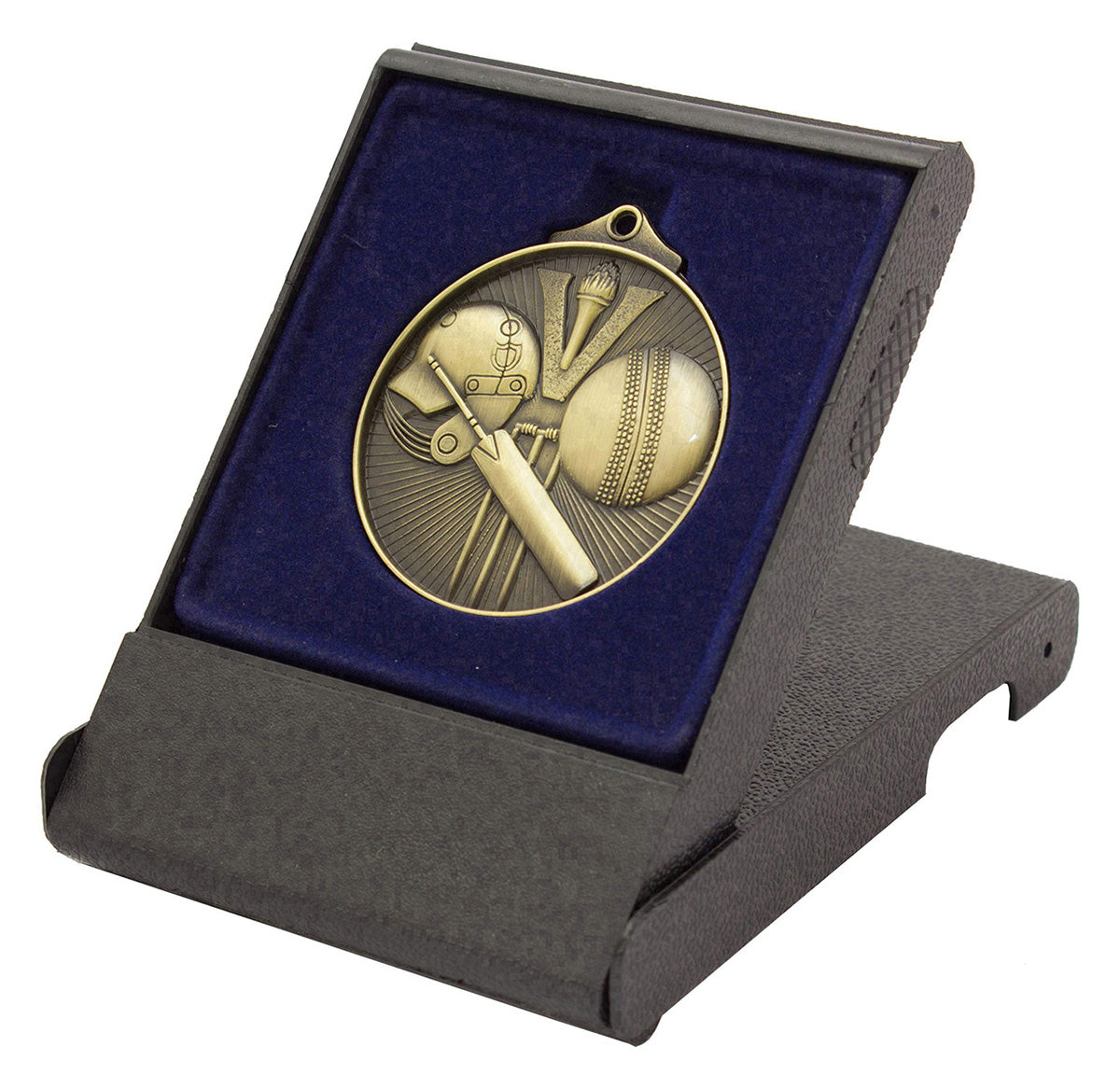 Medal Box - Blue Velvet Interior