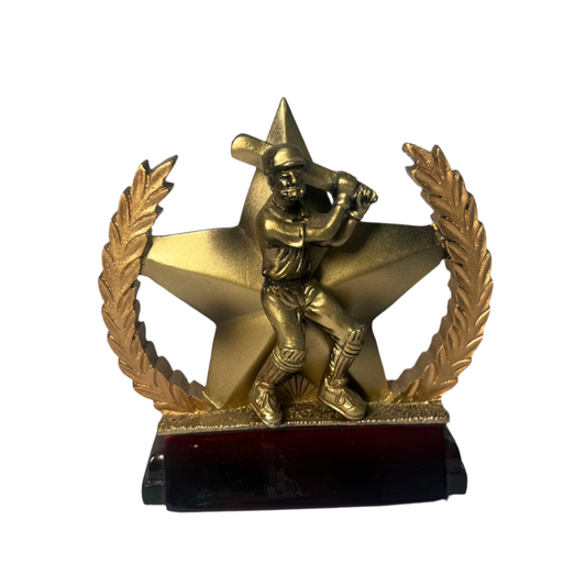 Cricket Star Wreath Trophy