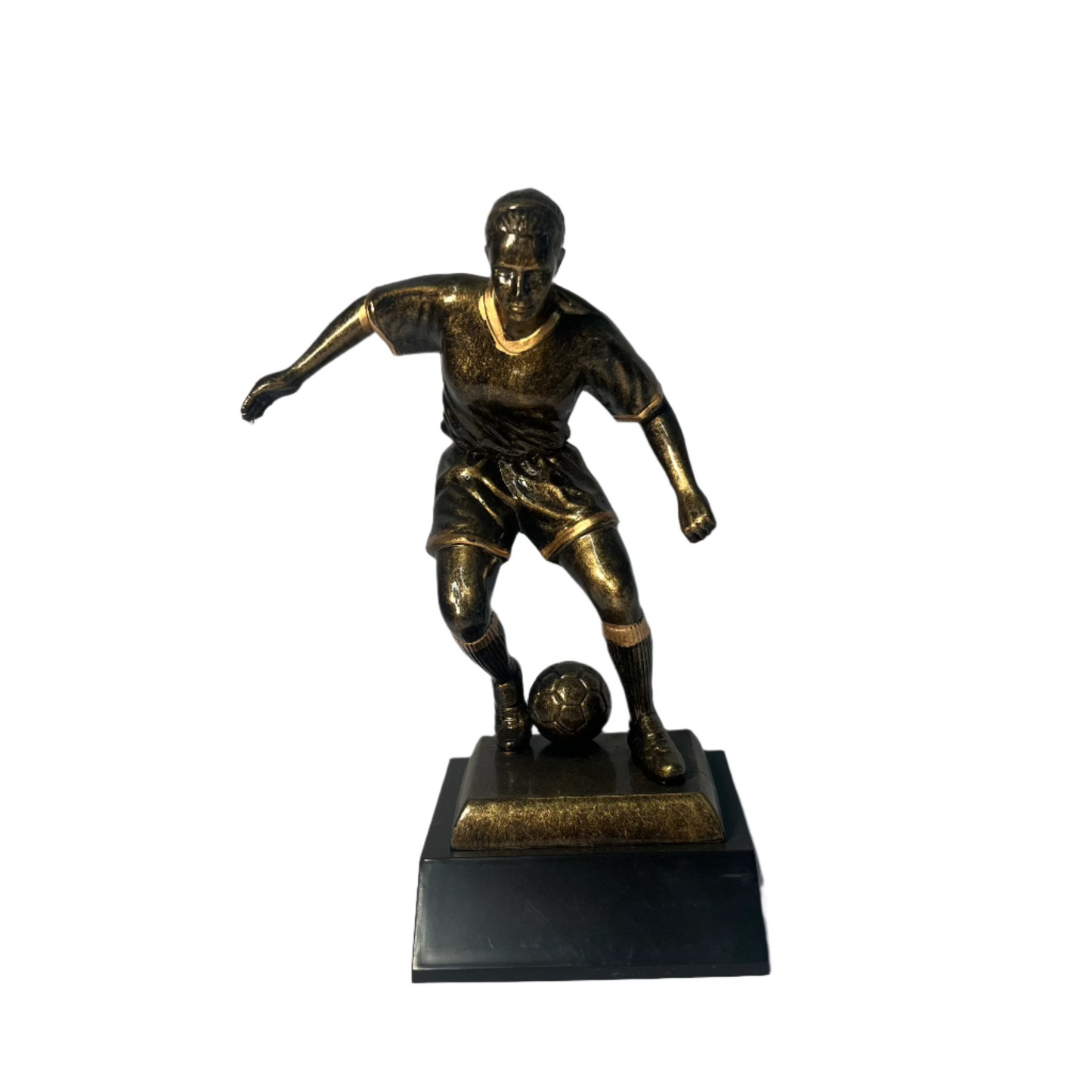 Bronze Female Soccer Achievement Trophy