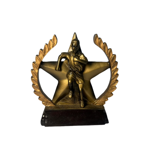 Rugby Star Wreath Trophy