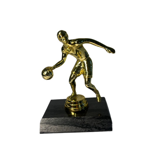 Gold Dribbler Basketball Trophy
