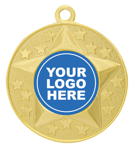 Shiny Stars Medal Gold