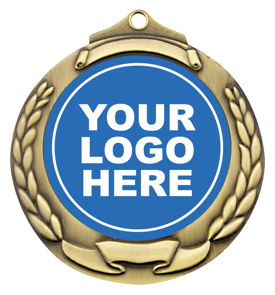 Banner Wreath Logo Medal