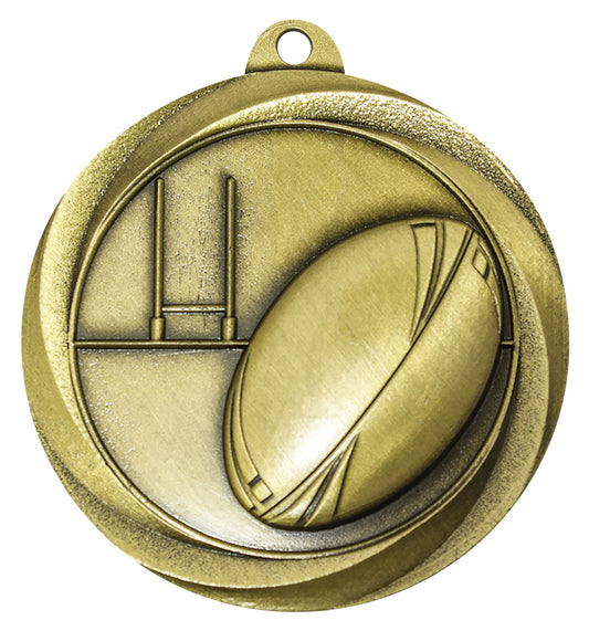 Rugby Econo Medal Gold