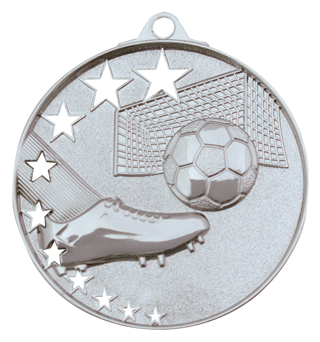 Soccer FC Stars Medal Silver