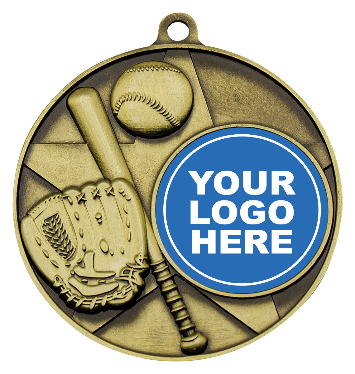 Baseball Softball Topline Medal Gold
