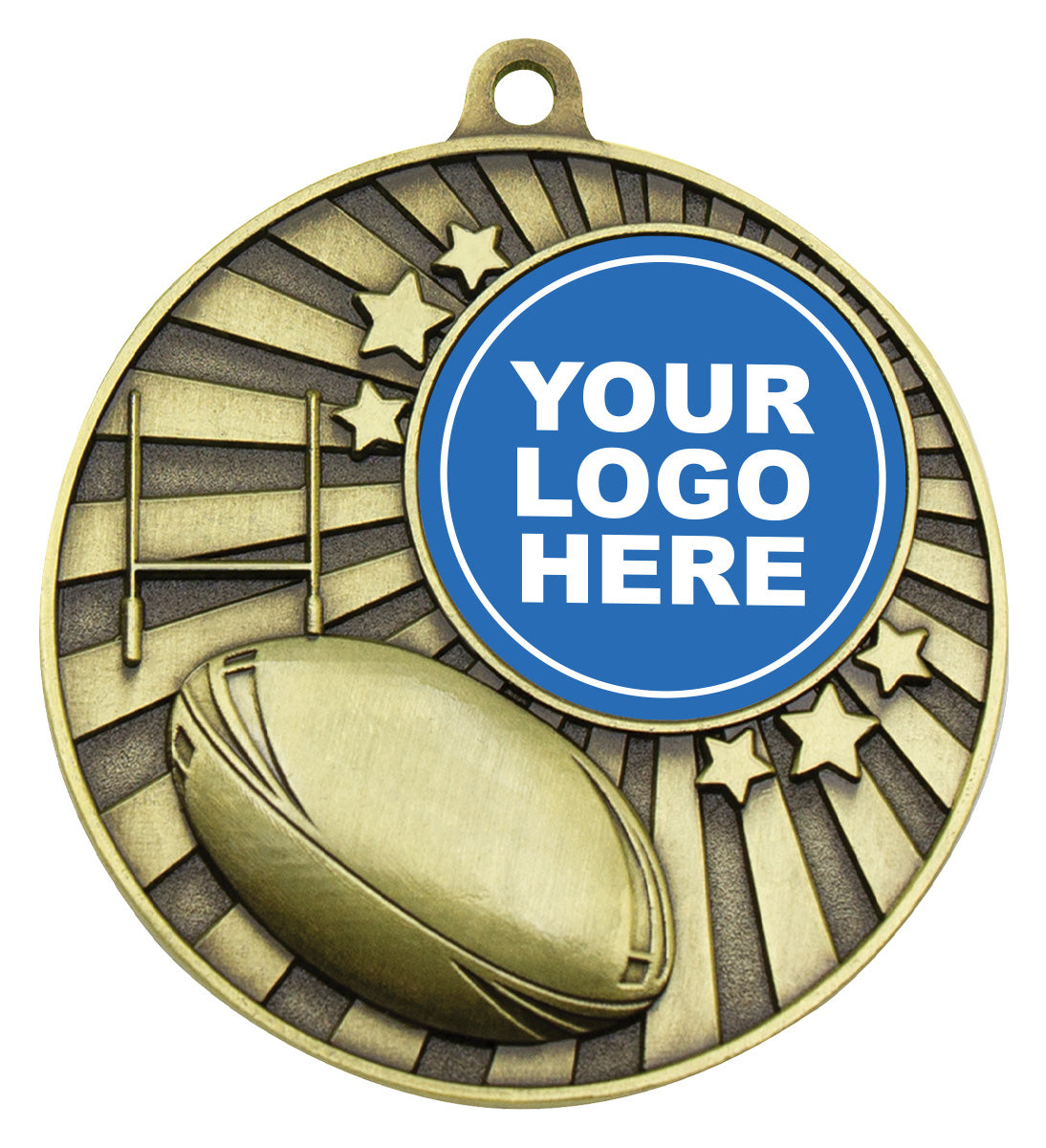 Impact Medal Rugby League Union Gold