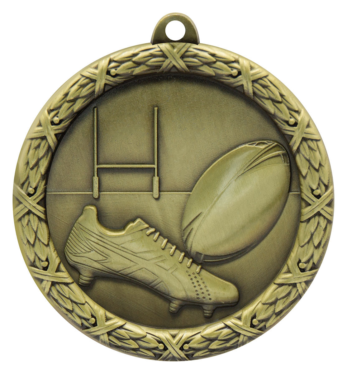 Rugby League Derby Medal Gold