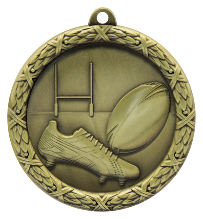 Rugby League Derby Medal Gold