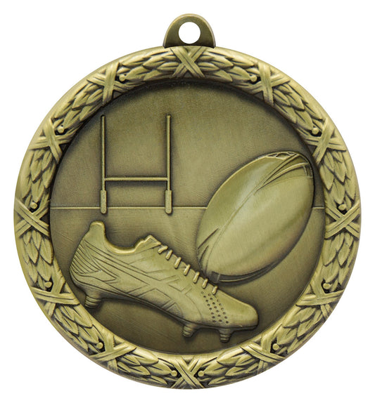 Rugby League Derby Medal Gold