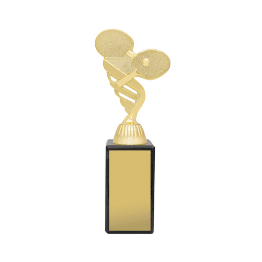 Table Tennis Marble Column Trophy