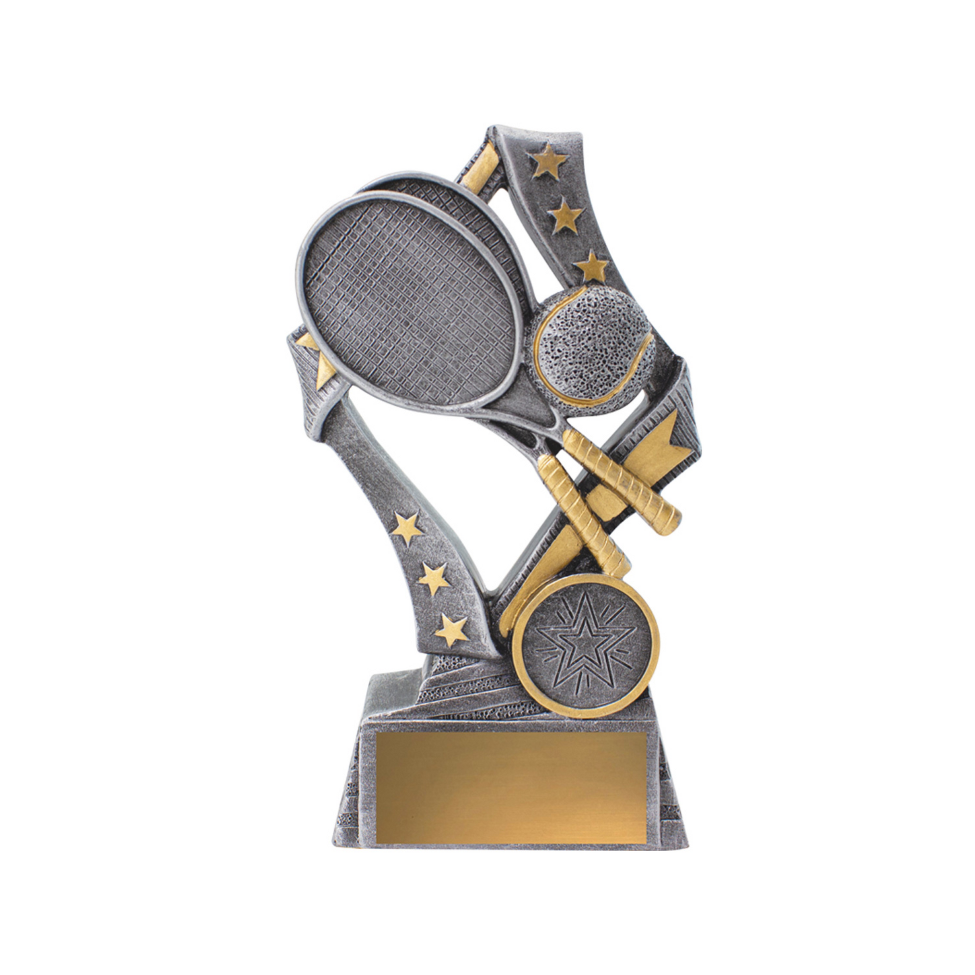 Flag Tennis Theme Trophy