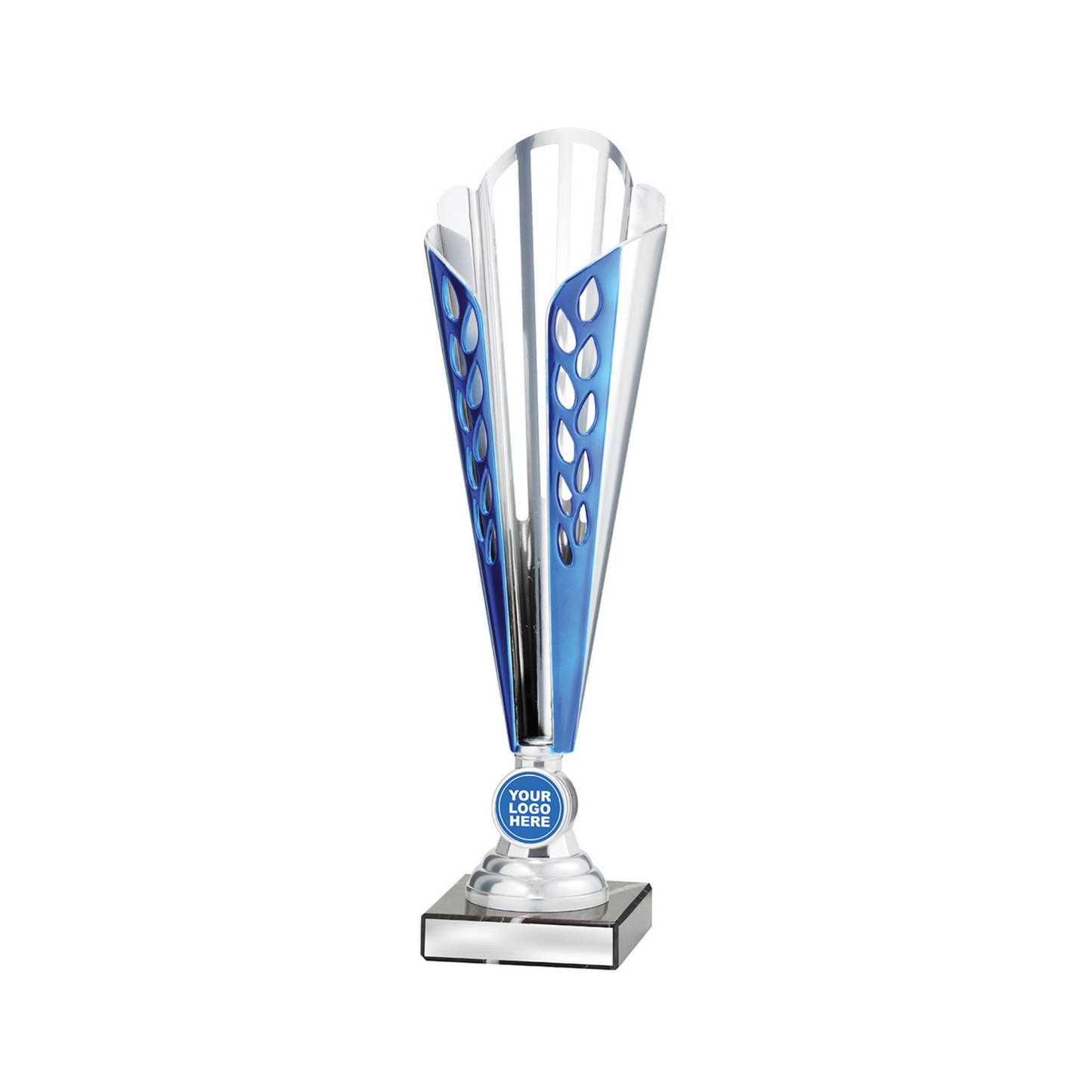 Silver Blue Tycone Trophy
