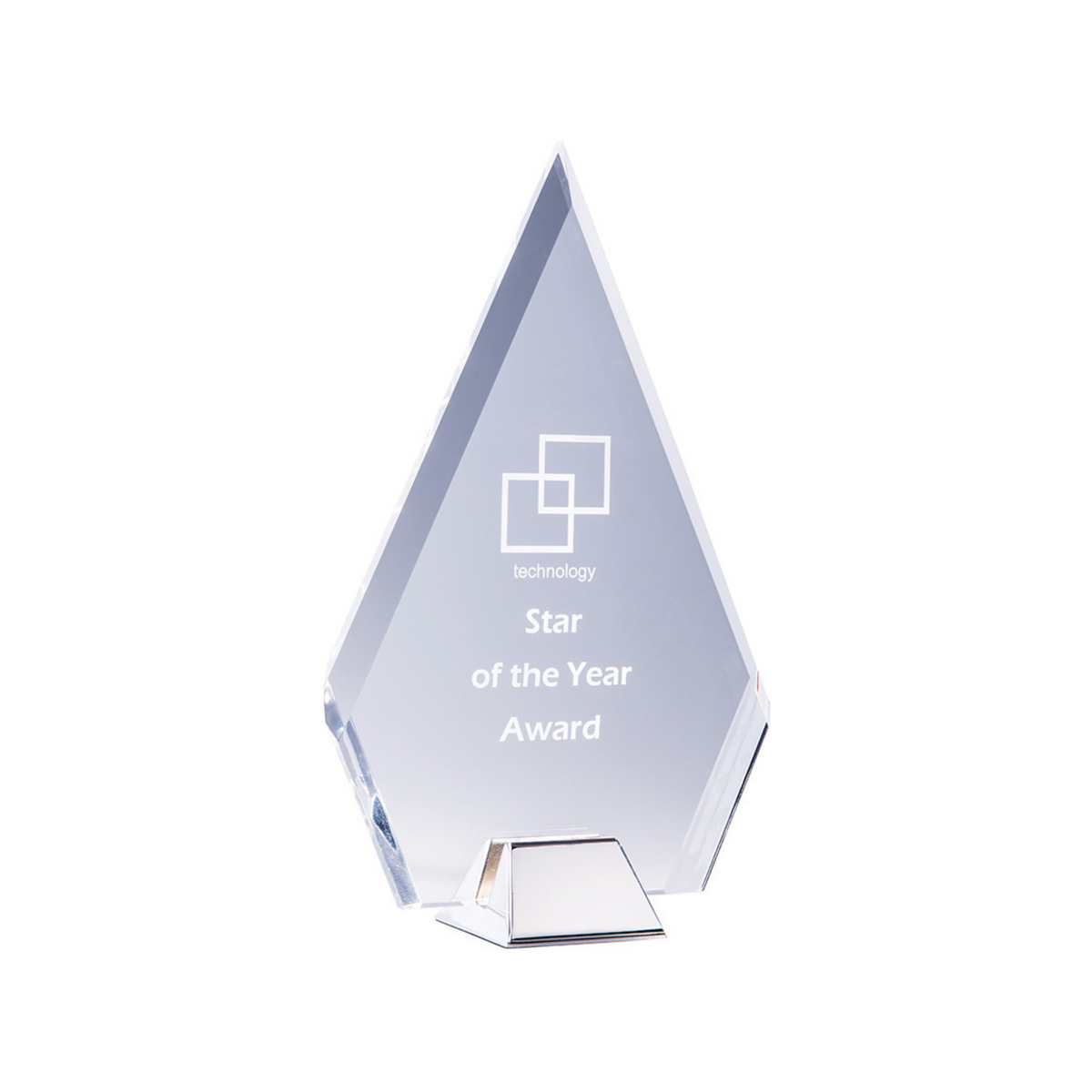 Glacier Arrow Acrylic Award + Free Gift Box