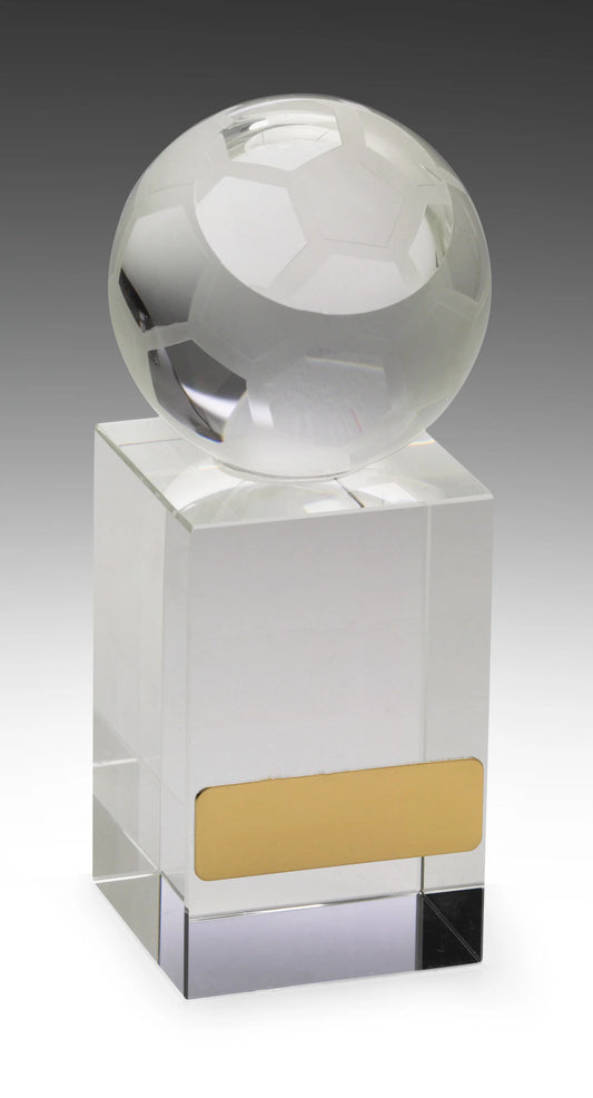 Soccer Logo Crystal Award