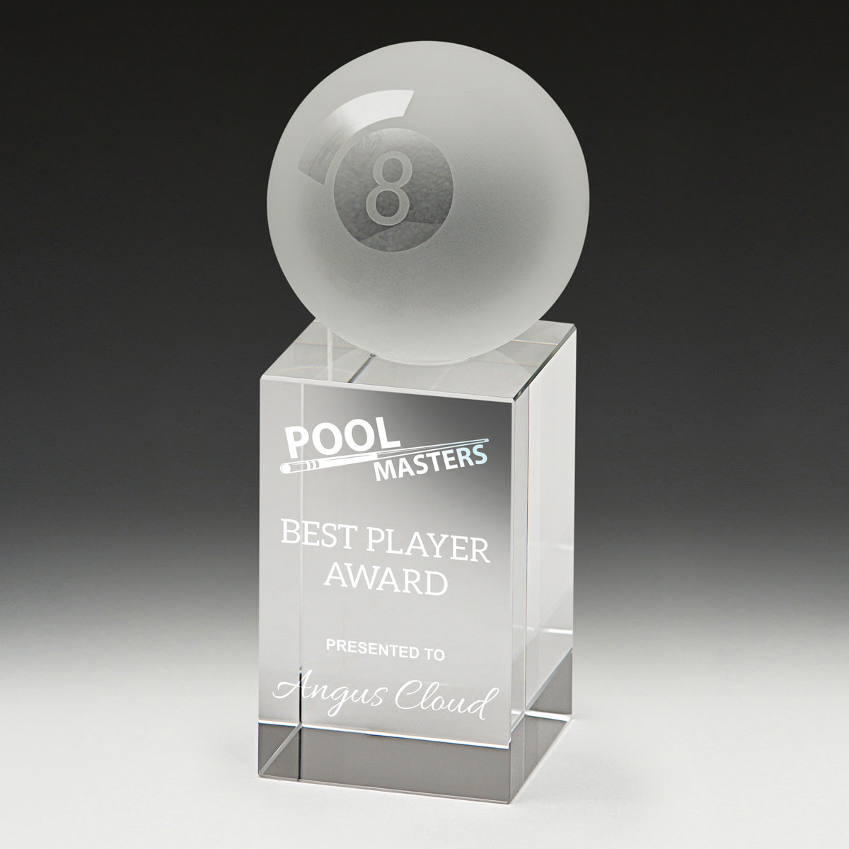 Crystal Acorn Pool Trophy