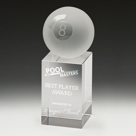 Crystal Acorn Pool Trophy