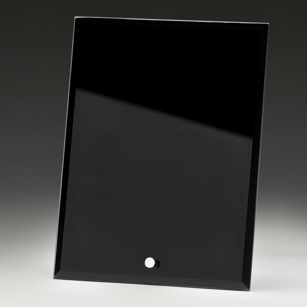 Craft Glass Plaque Black