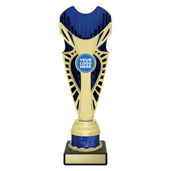 Blue Gold Shine Trophy Cup