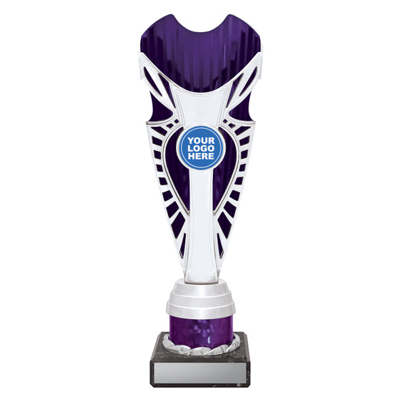 Purple Silver Shine Trophy Cup