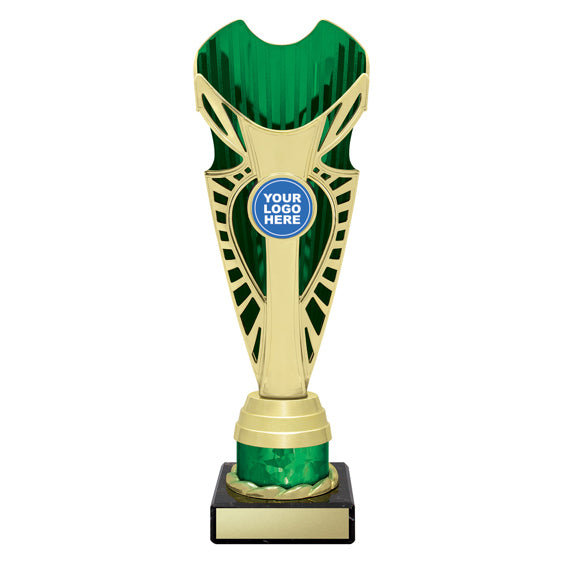 Gold Green Shine Trophy Cup