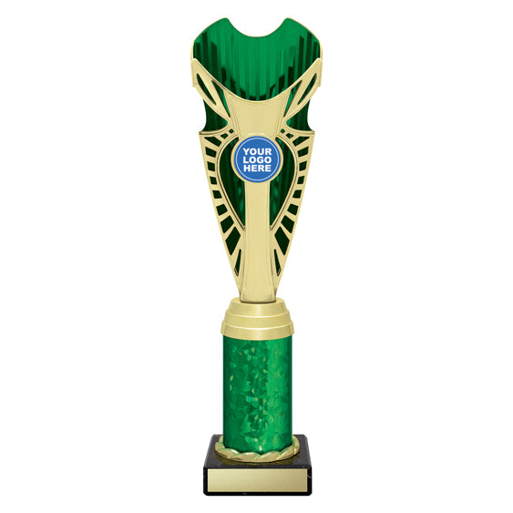 Gold Green Shine Trophy Cup